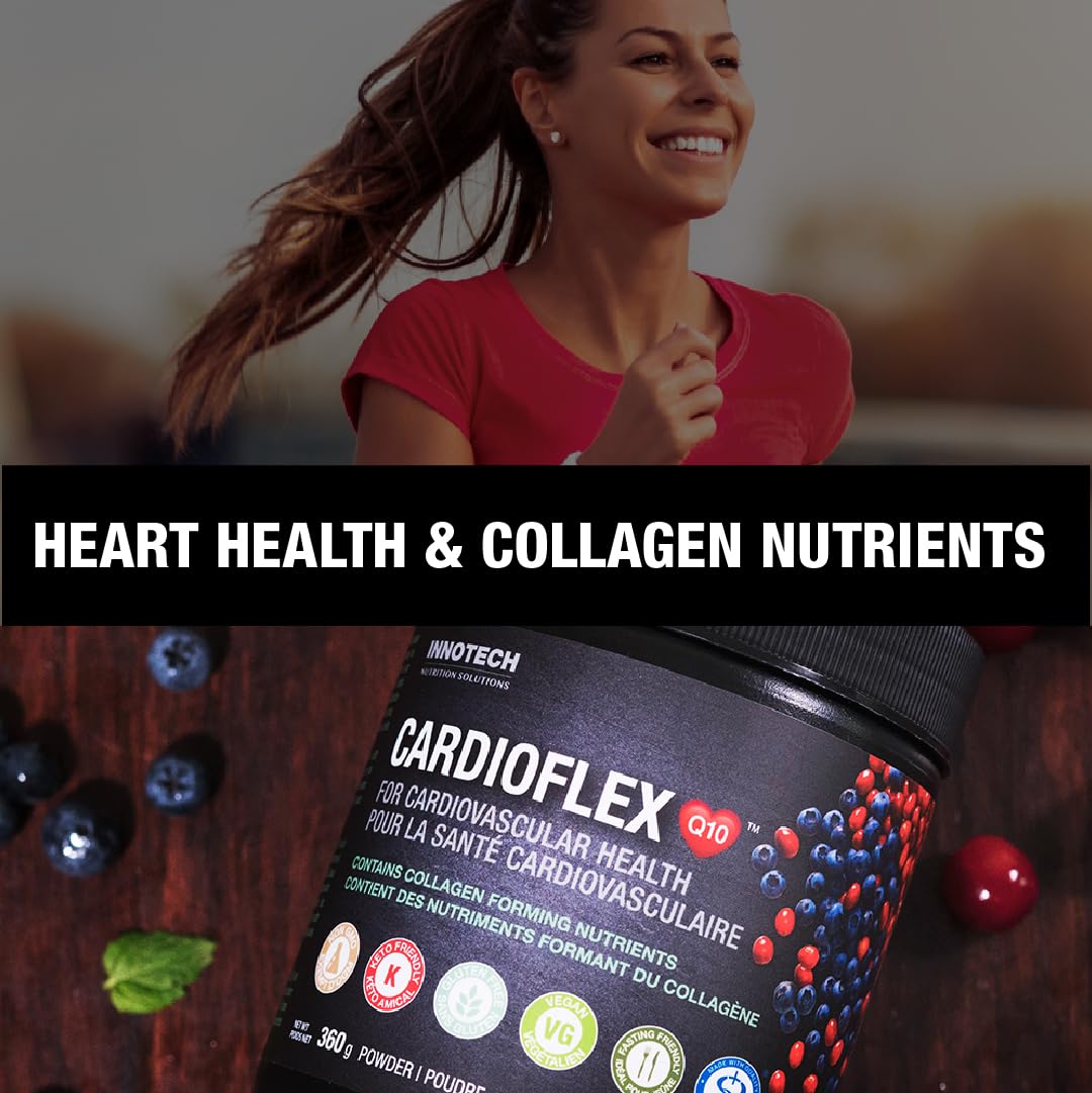 Innotech Nutrition CardioFlex Q10 Heart Health & Energy Support CoQ10 Amino Acids & Electrolytes Orange 360g Innotech Nutrition Solutions uk supplements