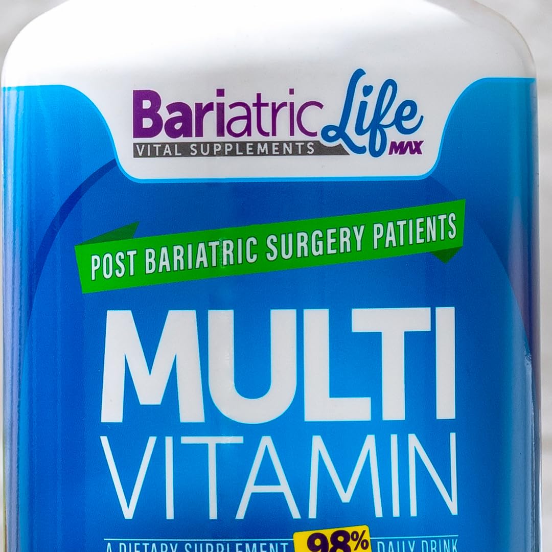 Bariatric Multivitamin Design for Post Bariatric Surgery Mens Patients, Sugar Free, 100+ Vitamins, Minerals & Amino Acids, Supports Muscle, Heart Bariatric Life Max uk supplements