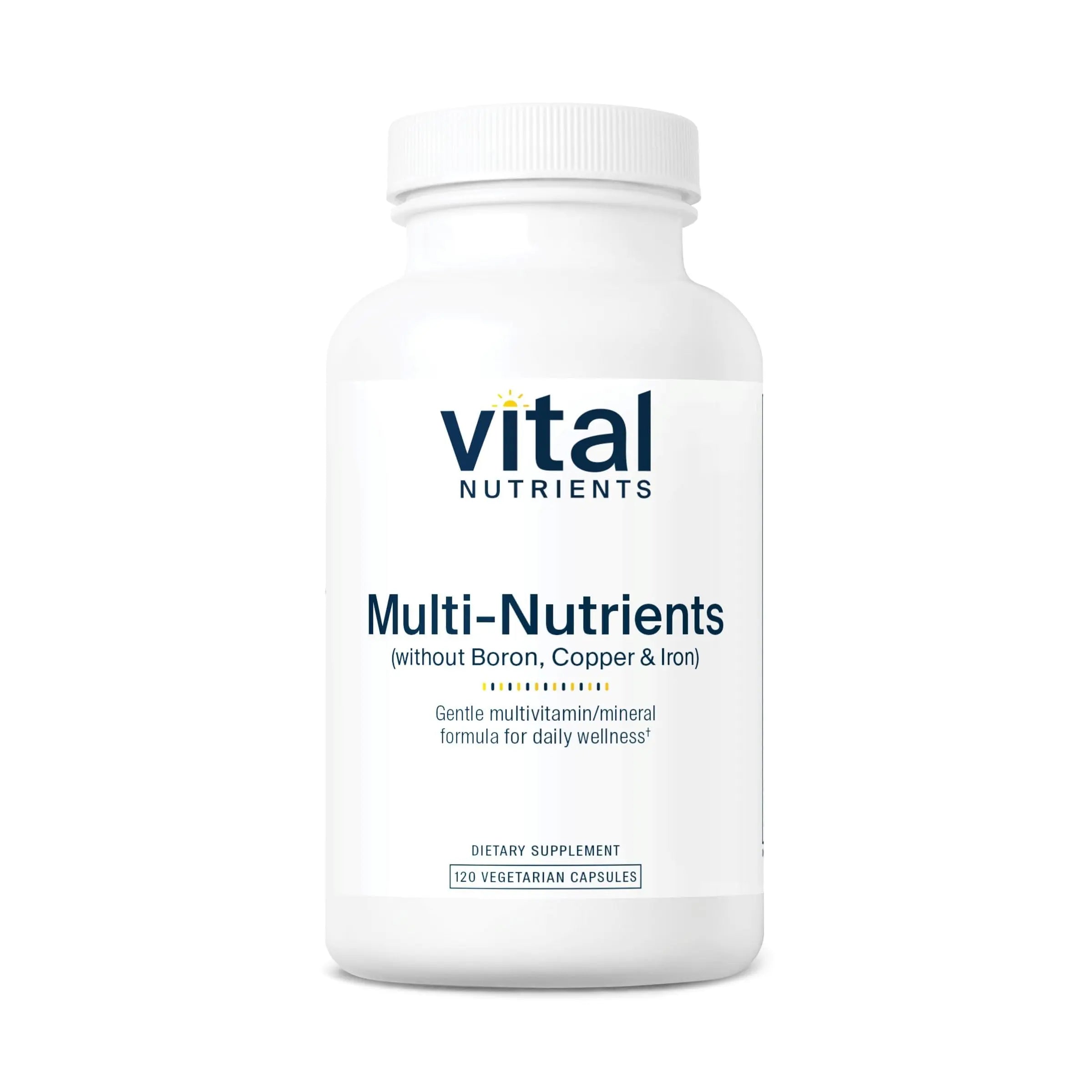 Vital Nutrients Multi-Nutrients 5 Ultra Antioxidant Formula | Boron, Copper, and Iron Free | Vegetarian Daily Multivitamin and Mineral Vital Nutrients uk supplements