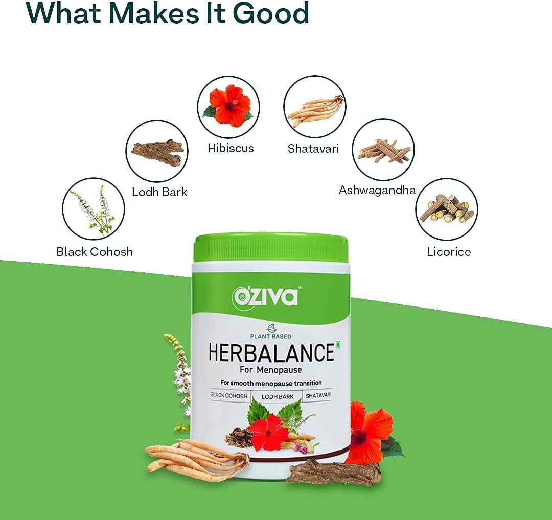 NACHT Plant Based HerBalance Menopause Relief Drink (with Black Cohosh, Lodh Bark & Licorice) NACHT uk supplements