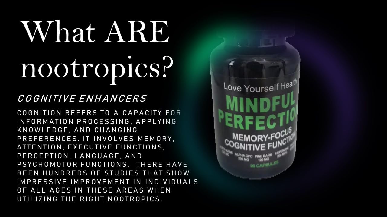 Love Yourself Health Mindful Perfection Premium Nootropic Brain Supplement, 90Count 45 Day Supply for Improved Cognitive Function, Focus, Memory & Energy Love Yourself Health uk supplements