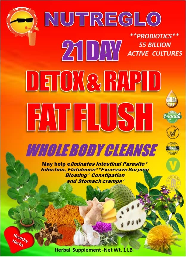 nutreglo 21 Day Rapid Detox and Fat Flush, All Natural Detox Cleanse Drink, Blood Detox Nutreglo uk supplements