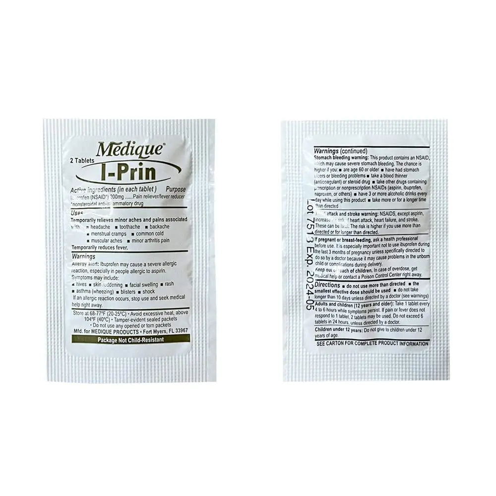 MEDICATIONS Unit DOSE Pack by RESCUE ESSENTIALS Rescue Essentials uk supplements