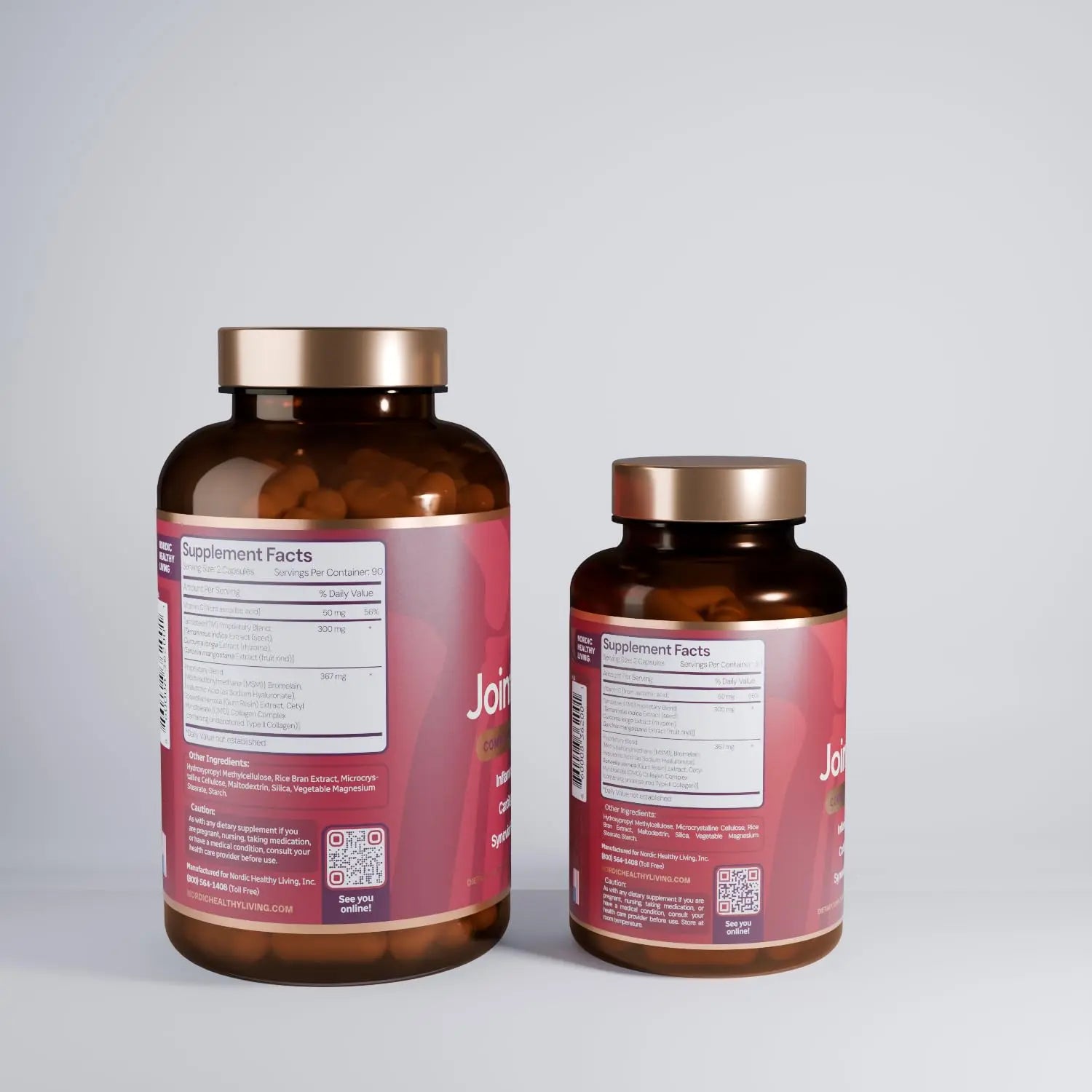 Nordic Healthy Living Joint Food AS SEEN ON TV | Powered by Clinically Studied Tamasteen | Joint Mobility and Comfort with Triple Action Formula (1 Month Supply) Nordic Healthy Living uk supplements
