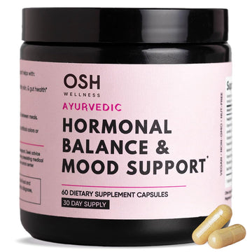 Ayurvedic Hormone Balance for Women | Cortisol Reducer | Mood, Energy, & Sleep Support | Regulates Estrogen | Stress Relief | Ashwagandha, Rhodiola, & Shatavari | Made in USA | 60 Ct. - OSH Wellness Freshly Moms uk supplements