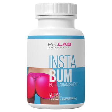 ProLab Organics InstaBum Bum Enhancement Pills – Lift, Shape, and Fill Glutes – Fast Growth for Bigger Butt and Hips – No Gummies. Visible Results in 1-2 Weeks ProLab Organics uk supplements