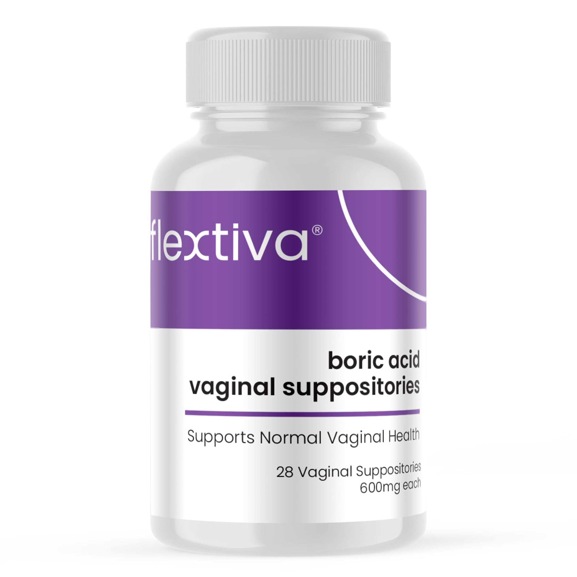 Flextiva Boric Acid Vaginal Suppositories - Boric Acid Pills for Women - Vaginal Health pH Balance for Women Flextiva uk supplements
