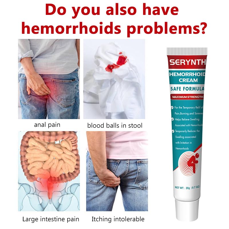 Hemorrhoid Cream for Men and Women, with Lidocaine and Phenylephrine HCl, Provides Fast Relief from hemorrhoid discomfort. Naturally formulated for Hemorrhoids and fissures (0.7 oz) Anisx uk supplements