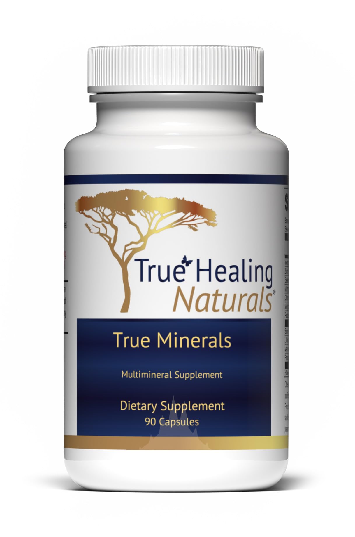 True Healing Naturals - True Minerals Supplement, Promotes Gut & Heart Health, 90 Vegetarian Capsules True Healing Naturals uk supplements