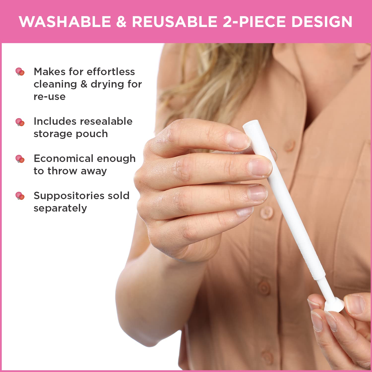BoriCap Boric Acid Vaginal Suppository Applicators, 7 Applicators - Hygienic Solution BoriCap uk supplements