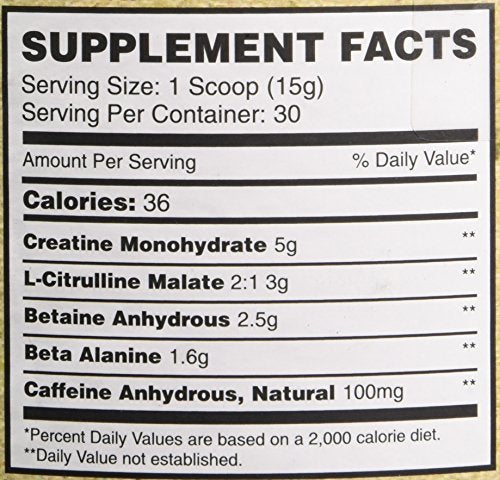 Propello Life Pre-Workout Drink Mix, West Coast Citrus, 450g Propello Life uk supplements