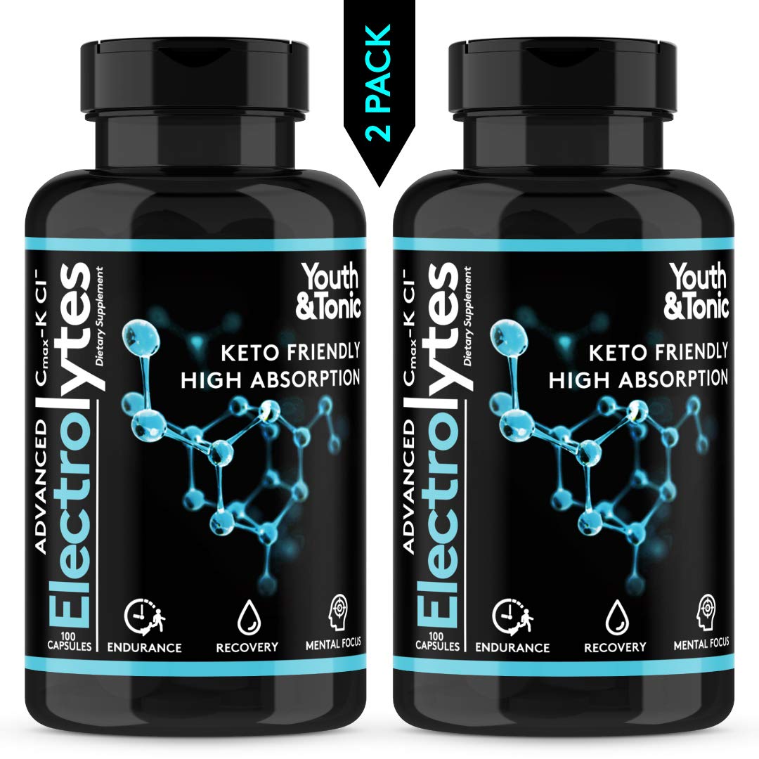 Complete Electrolyte Supplement | Highest Bioavailability | Cmax Chloride Youth & Tonic uk supplements