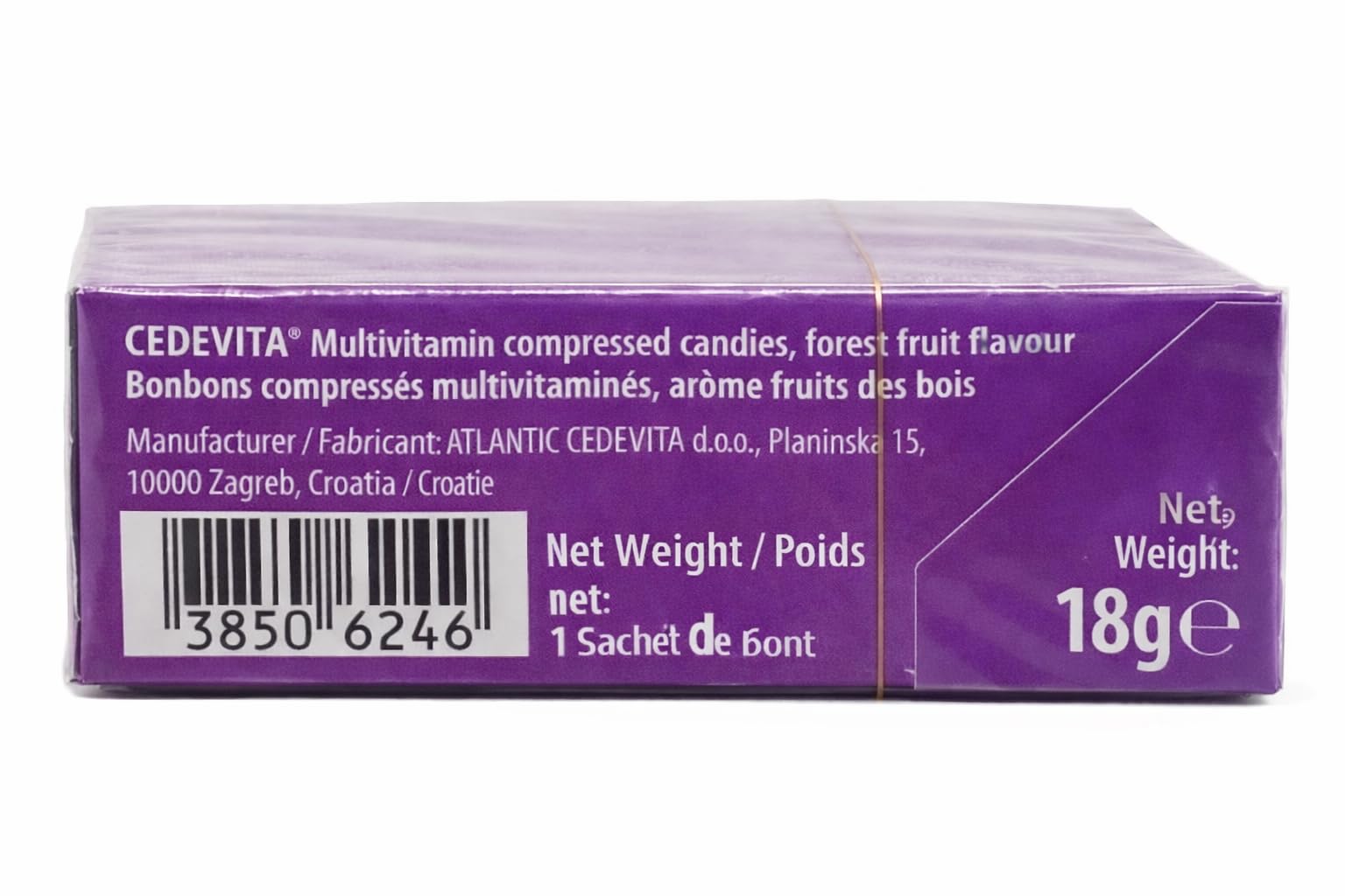 Cedevita Multivitamin Healthy and Sweet Candies - Pack of 8 (Forest Fruit) SORINA uk supplements