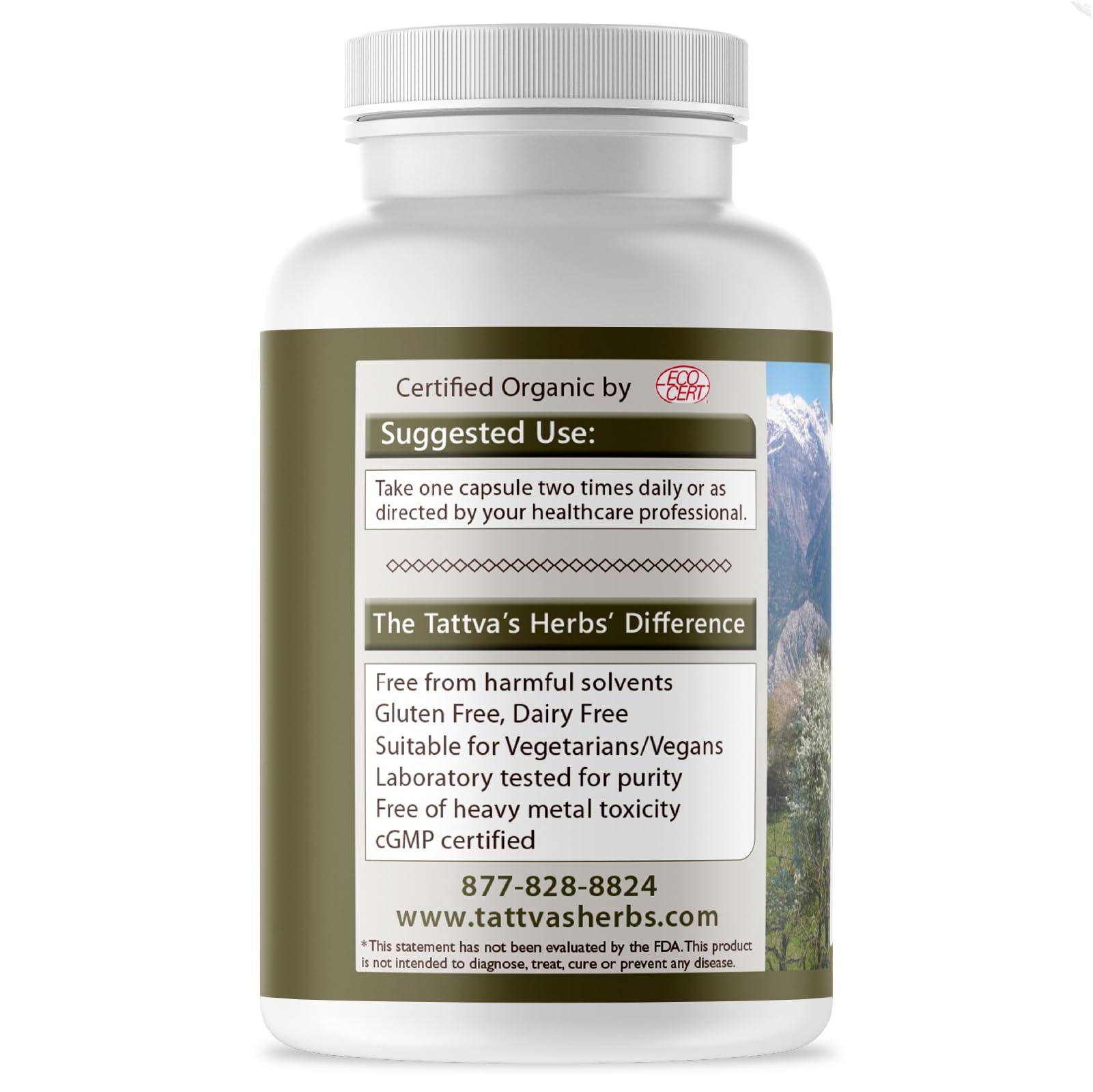Tattva's Herbs Cardiopure Herbal Ayurvedic Supplement Vegetarian Capsules, Ashwagandha, Rauwolfia, & Arjuna Full Spectrum Co2 Extracts, Veggie Capsules, 240 Count, 25 Years of Premium Service Tattva's Herbs uk supplements