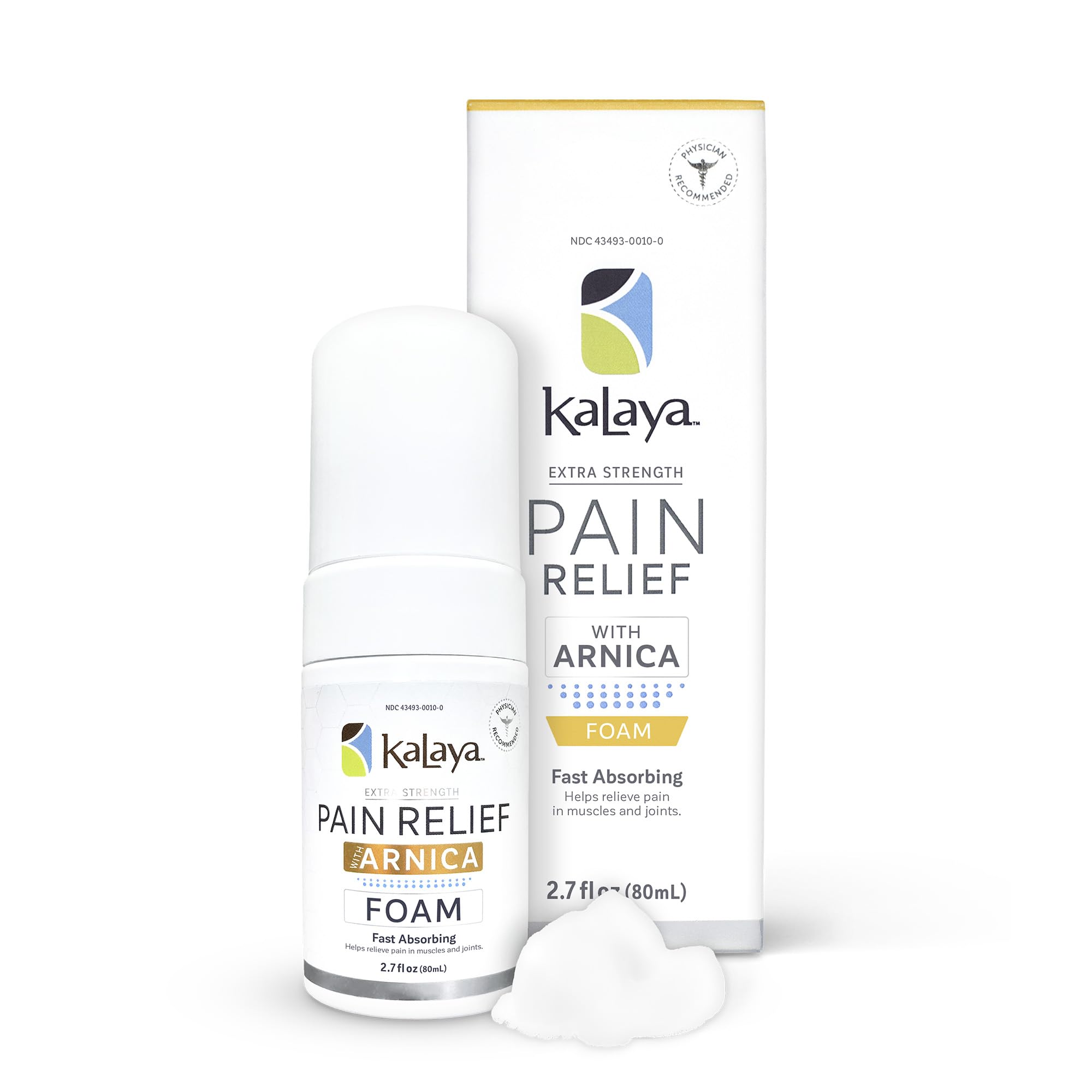 Kalaya Naturals Extra Strength Pain Relief Foam with Arnica - Supports Pain Relief in Muscle & Joints (2.7 Ounces) Kalaya Naturals uk supplements