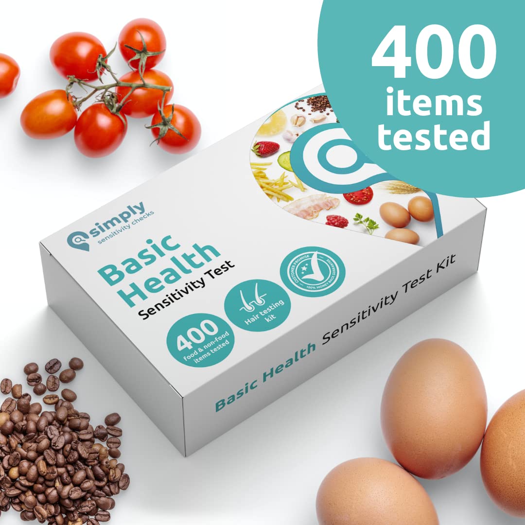 Simply Sensitivity Checks 400+ Items Food Sensitivity Test Kit for Adults – Accurate At-Home Hair Strand Test for Gut Health, Digestion, Additives, Vitamins – Results in 3-5 Days Simply Sensitivity Checks uk supplements