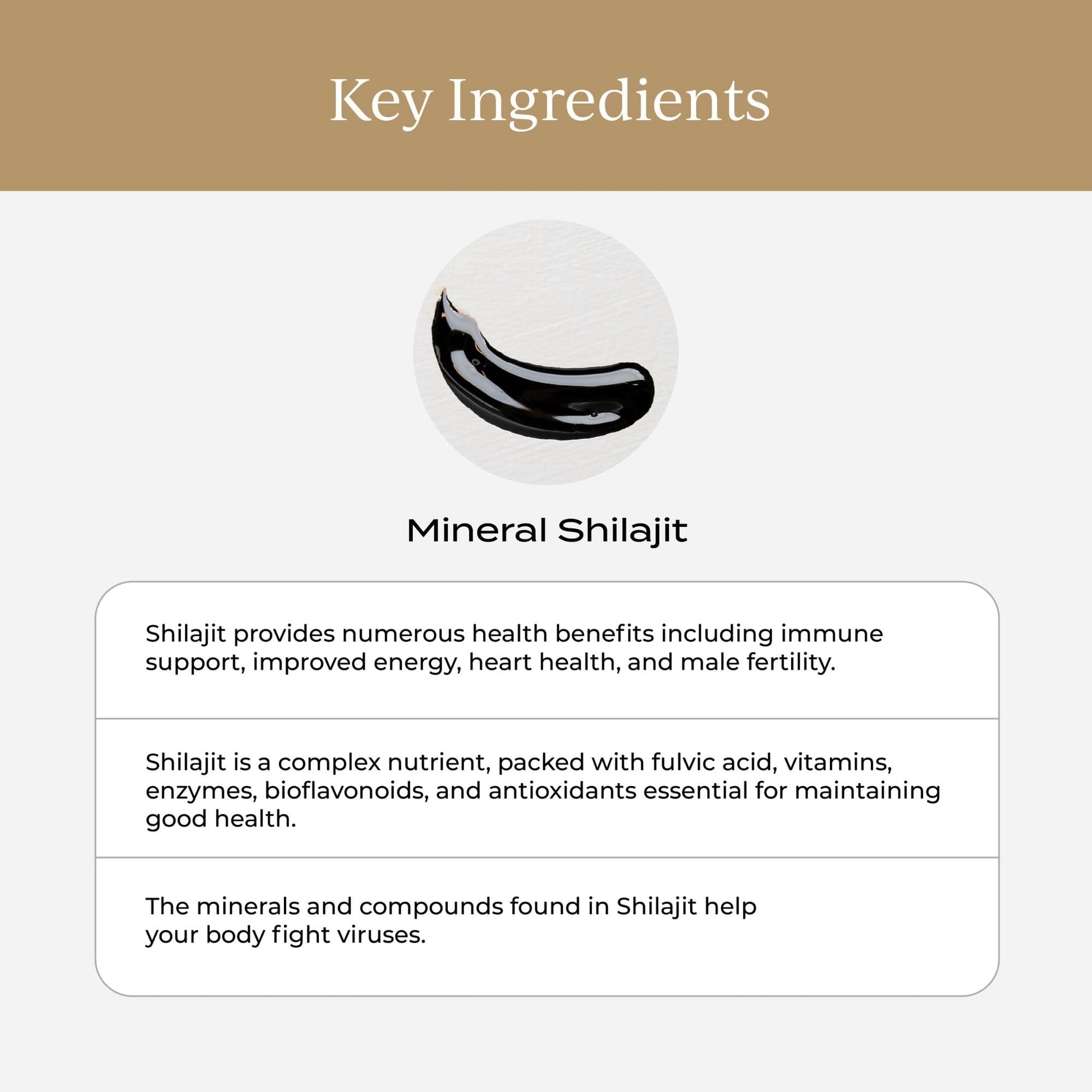 CYMBIOTIKA Pure Himalayan Shilajit Resin 500mg - 84+ Trace Minerals, High Potency with Elemental Gold & Fulvic Acid - for Energy, Focus, Immune & Digestive Support - Authentic Shilajit Resin CYMBIOTIKA uk supplements