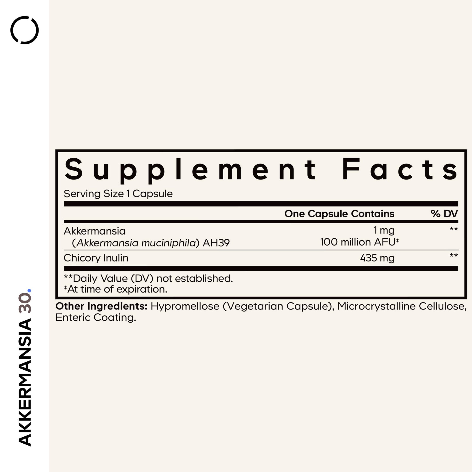 Codeage Akkermansia Synbiotic Supplement - 100 Million AFU Akkermansia Probiotic & Chicory Inulin Prebiotic - Chicory Root - 1 Capsule Per Serving - Non-GMO, Gluten-Free - 30 Capsules Codeage uk supplements