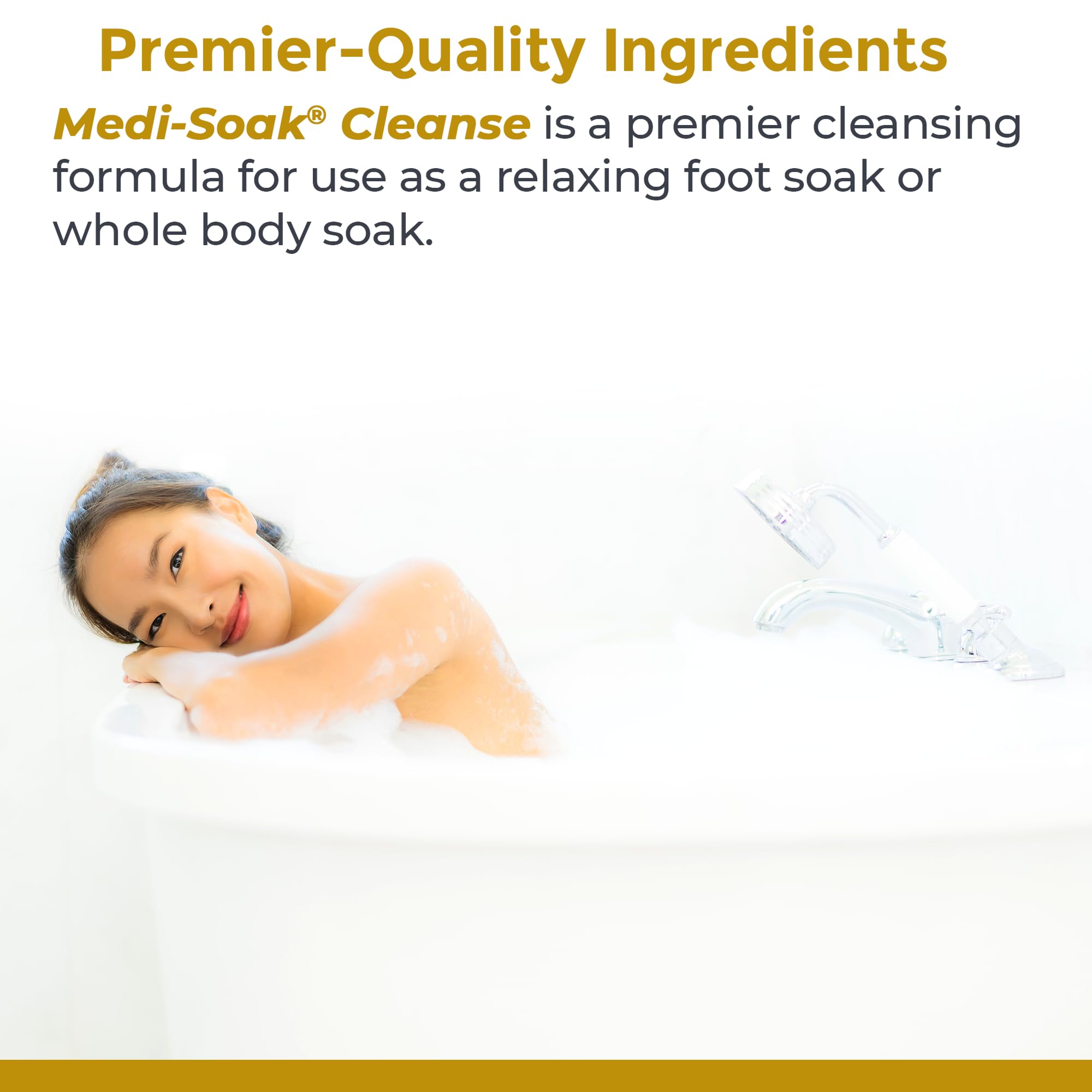 Premier Research Labs Medi-Soak - Bath Salts for Foot and Body Soak, Sea Salt Bath for Women and Men, Relaxing Mineral Bath Soak, Gentle Exfoliant, Organic, Vegan, No Added Fillers - 2 Lb Premier Research Labs uk supplements