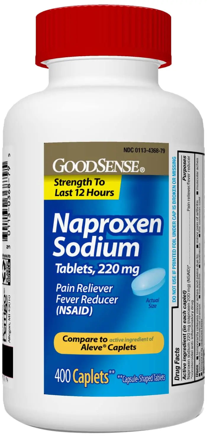GoodSense Naproxen Sodium Tablets, 220 mg, 400 Count GoodSense uk supplements
