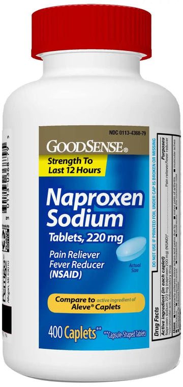 GoodSense Naproxen Sodium Tablets, 220 mg, 400 Count GoodSense uk supplements