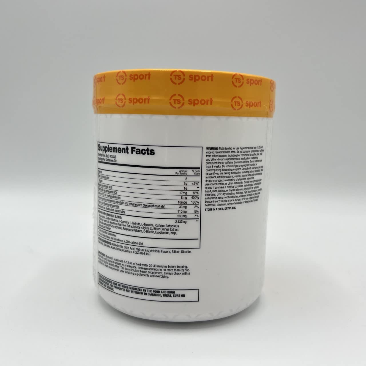 Top Secret Nutrition Cardio Igniter Pre-Workout Supplement with Beta-Alanine, L-Carnitine Top Secret Nutrition uk supplements