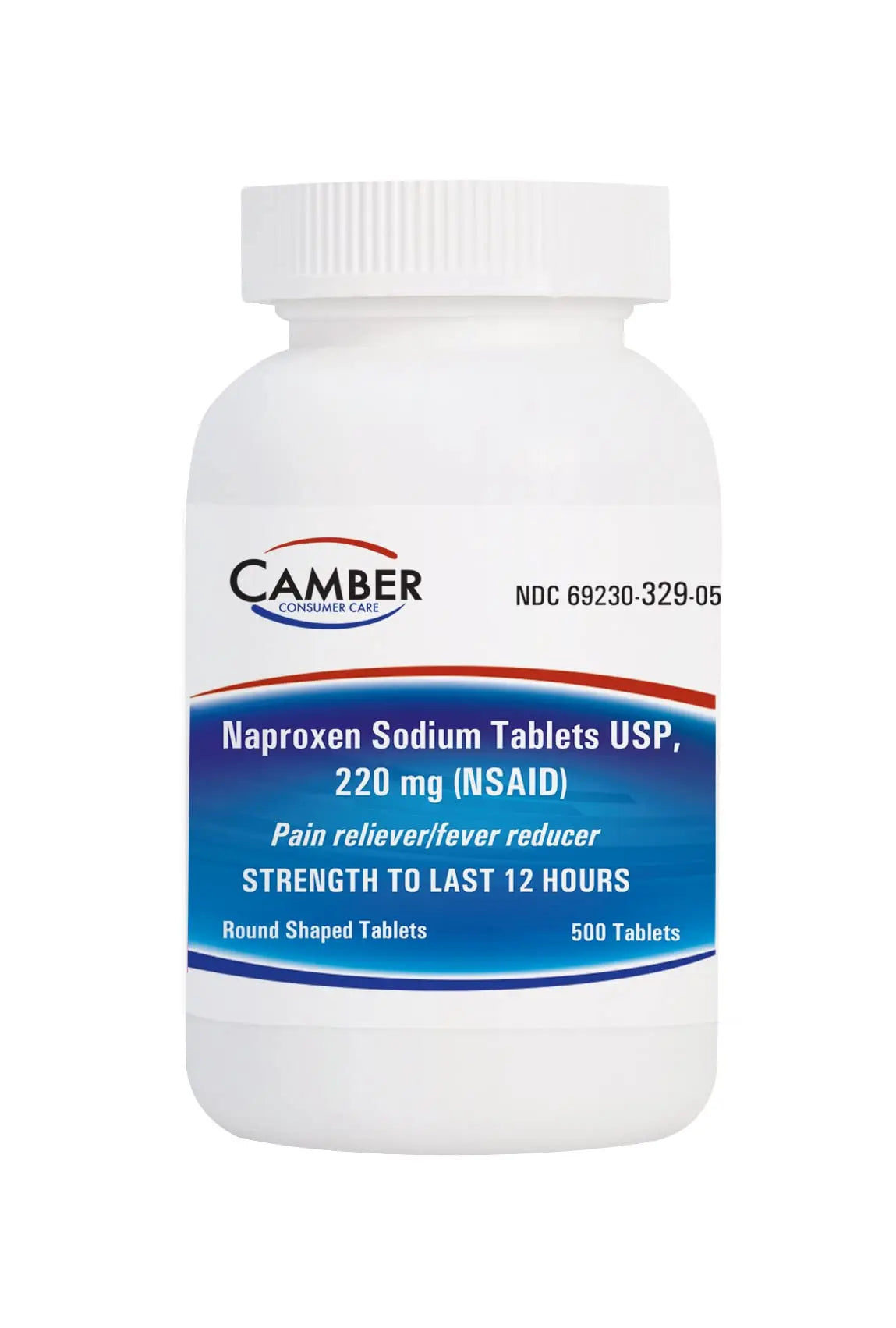 Camber Naproxen Sodium, 220 mg - Pain Reliever and Fever Reducer (500 Count) CAMBER PHARMACEUTICALS, INC uk supplements