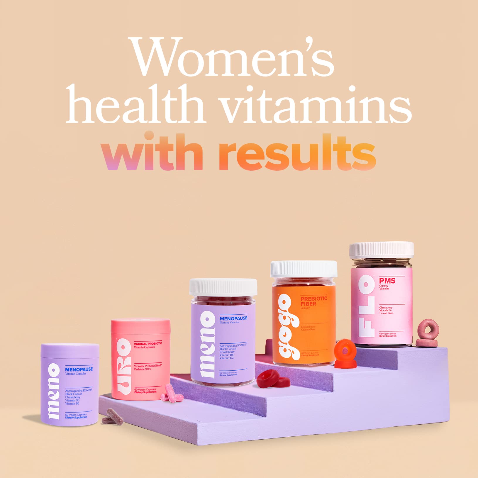 MENO Vitamins for Menopause, 30 Servings (Pack of 3) - Hormone-Free Menopause O Positiv uk supplements