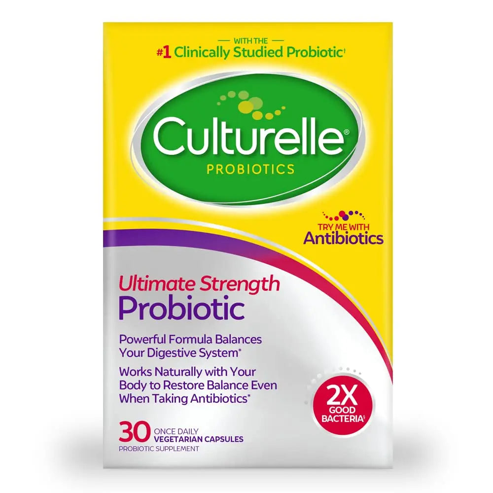 Culturelle Ultimate Strength 20 Billion CFU Probiotic Plus Kids Complete Multivitamin with 11 Vitamins and Minerals Chewables, 50 Count Culturelle uk supplements