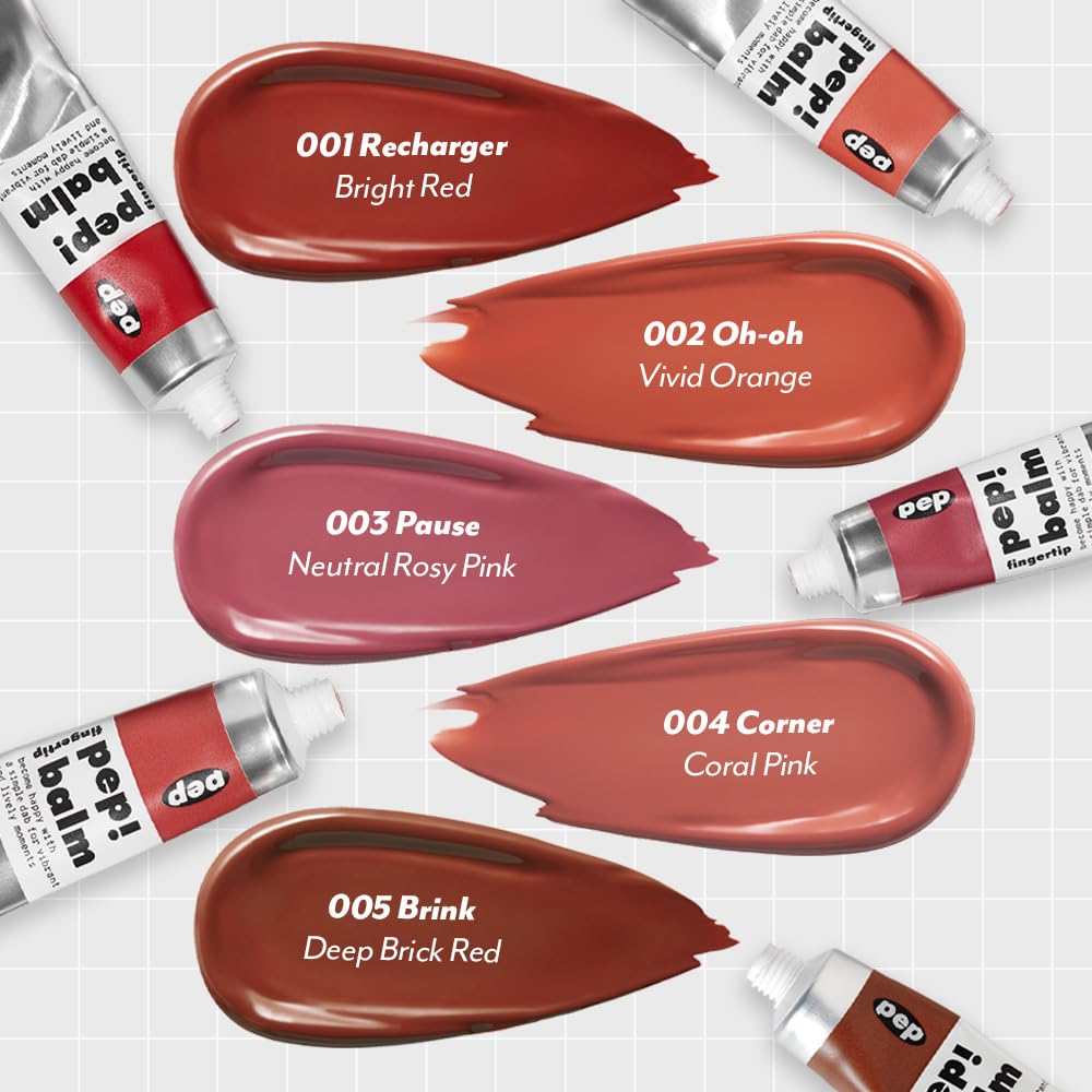 I'M MEME Lip and Cheek Tint - PepBalm 001 Recharger | Wtih Shea Butter, Gift, Liquid Blush, Travel-Friendly, Highly Pigmented, Non-Drying, Sheer Balm Gross Tint, 0.52 Oz I'M MEME uk supplements