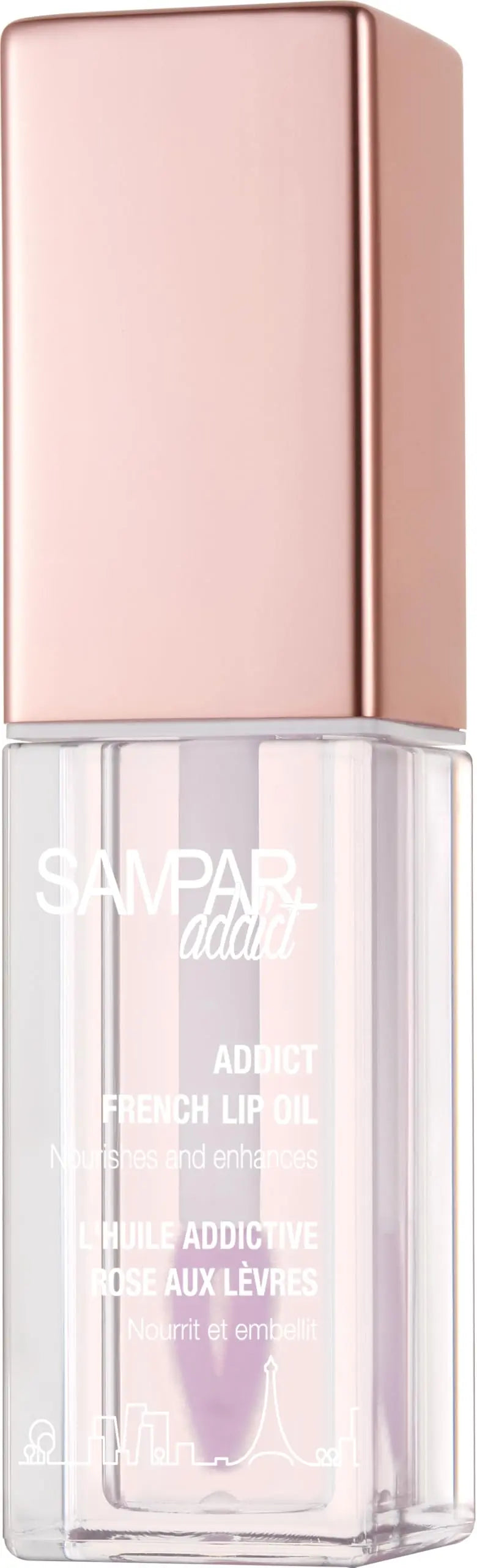 Sampar Addict French Oil with Sponge Applicator - Korean Beauty Perfect for Lip Oils & Glosses | Rosehip, Rare Beauty Tinted Lip Oil, Broadway Vita-Lip Gloss, Saie Glossy Bounce, Sampar uk supplements