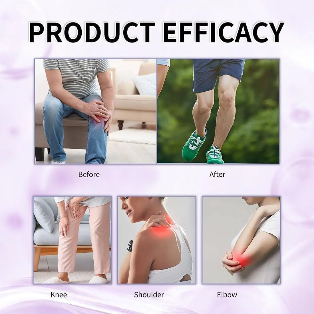 2PCS Joint Purple Gel, Purple Relief Soothing Massage Cream,Joint Activities Throughout The Body, Soothes Knees, Lumbar, Neck, Hands, and Feet Aoamsfu uk supplements