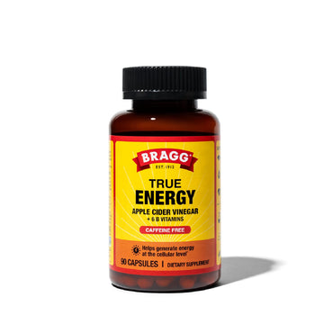 Bragg Apple Cider Vinegar True Energy Capsules – 6 B Vitamins – Caffeine Free Bragg uk supplements