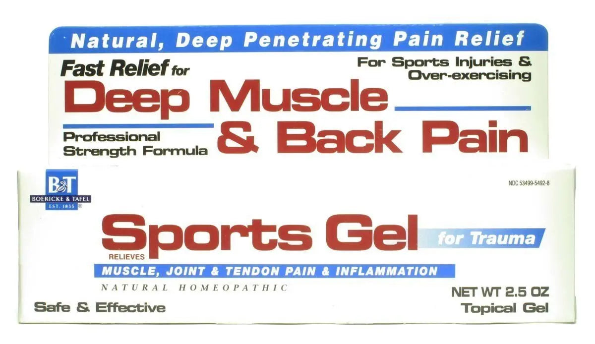 Natures Way B&T Sports Gel Boericke & Tafel uk supplements