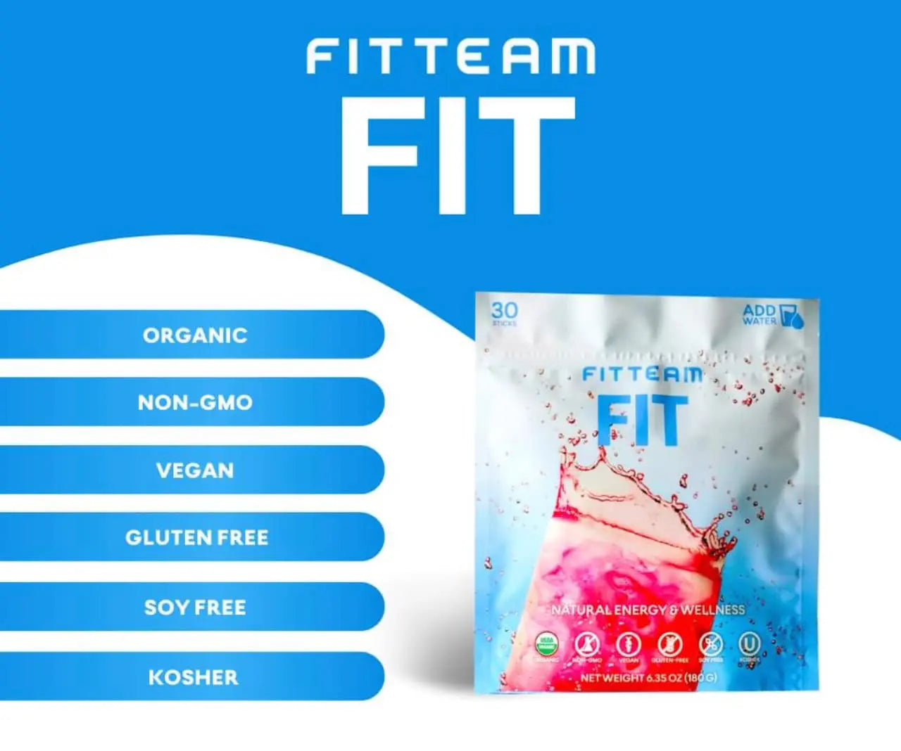 Fitteam Fit 30 Individual Sticks (30 Day Supply) New Improved Formula Fitteam uk supplements