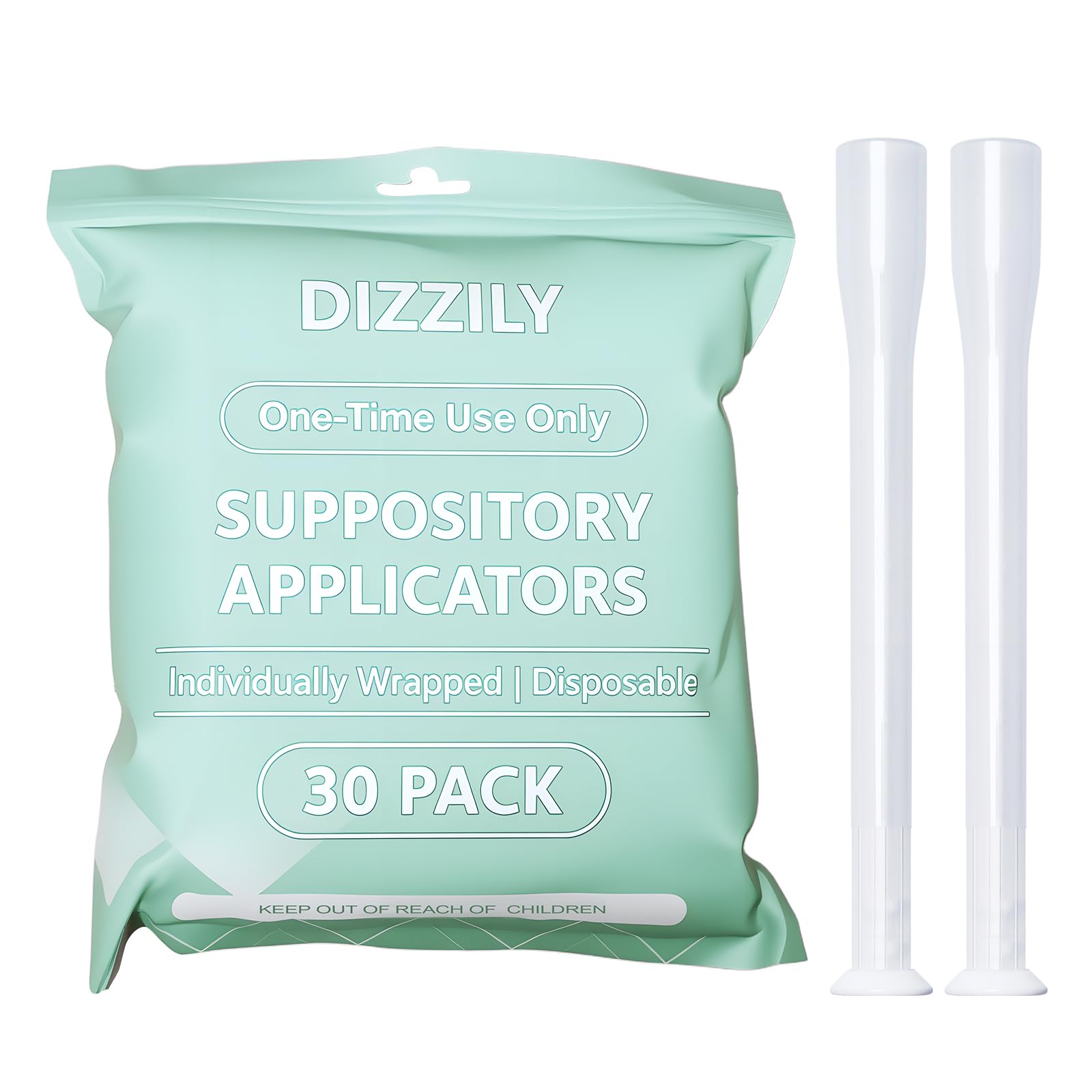 Dizzily 30 Pack Disposable Vaginal Suppository Applicators for Women, Individually Wrapped, Hygienic - Fits Most Boric Acid Suppositories, Pills, Tablet, Cap-sules and Feminine Care Applicator Dizzily uk supplements
