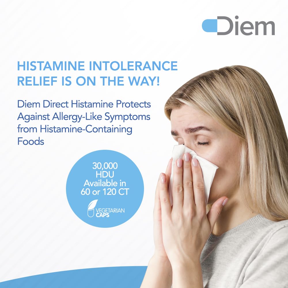 Omne Diem Histamine Digest DAO 30,000 HDU - 60 Caps - Histamine Neutralizing Omne Diem uk supplements