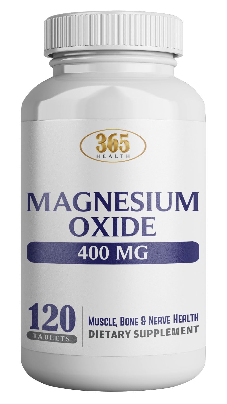Magnesium 400mg [High Potency] Supplement – Magnesium Oxide for Immune Support, Muscle Recovery, Leg Cramps and Relaxation 120 Tablets-USA Made HEALTH LFE uk supplements