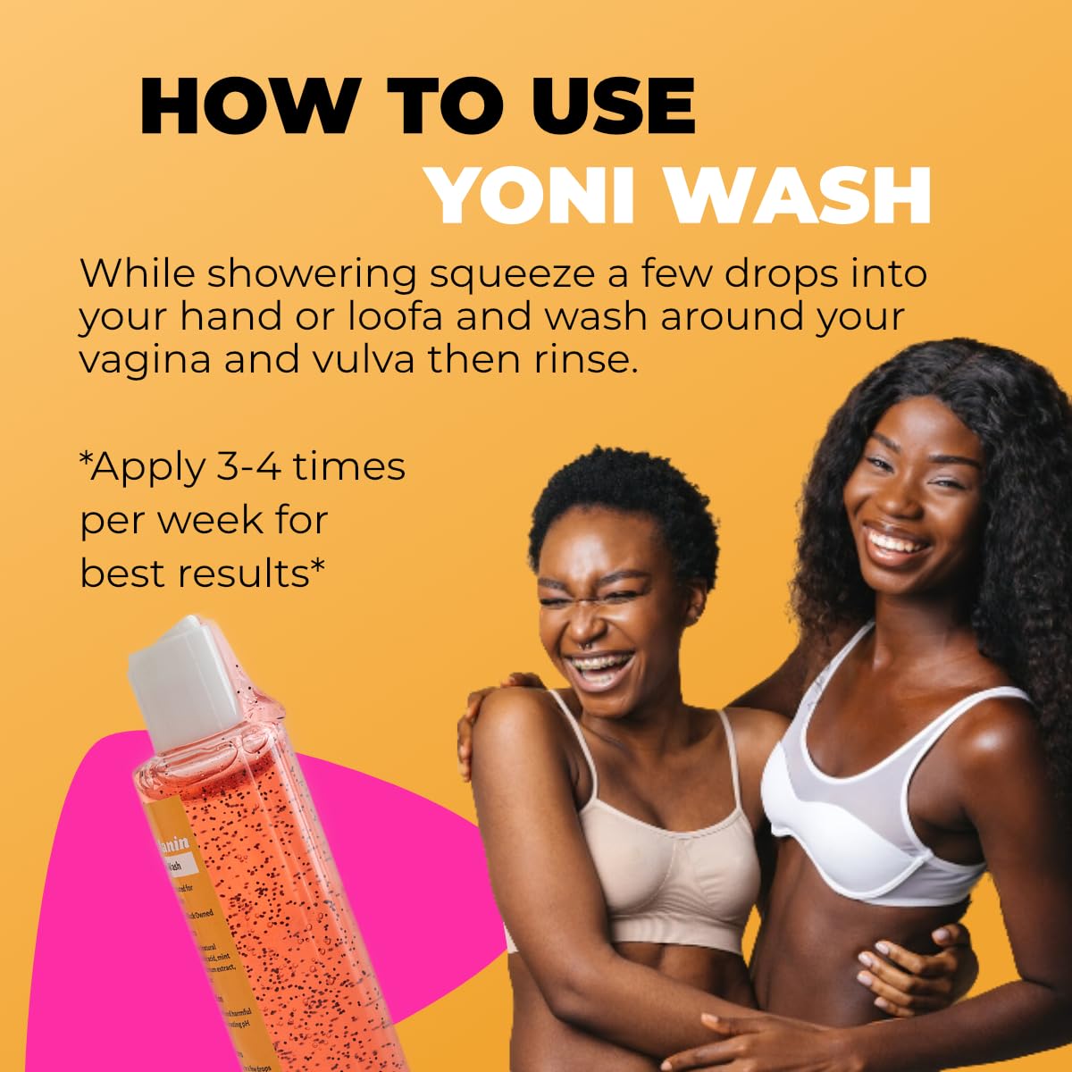 GLO Melanin Peach Yoni Wash with Aloe Vera, All Natural Feminine Wash for Women pH Balance Glo Melanin uk supplements
