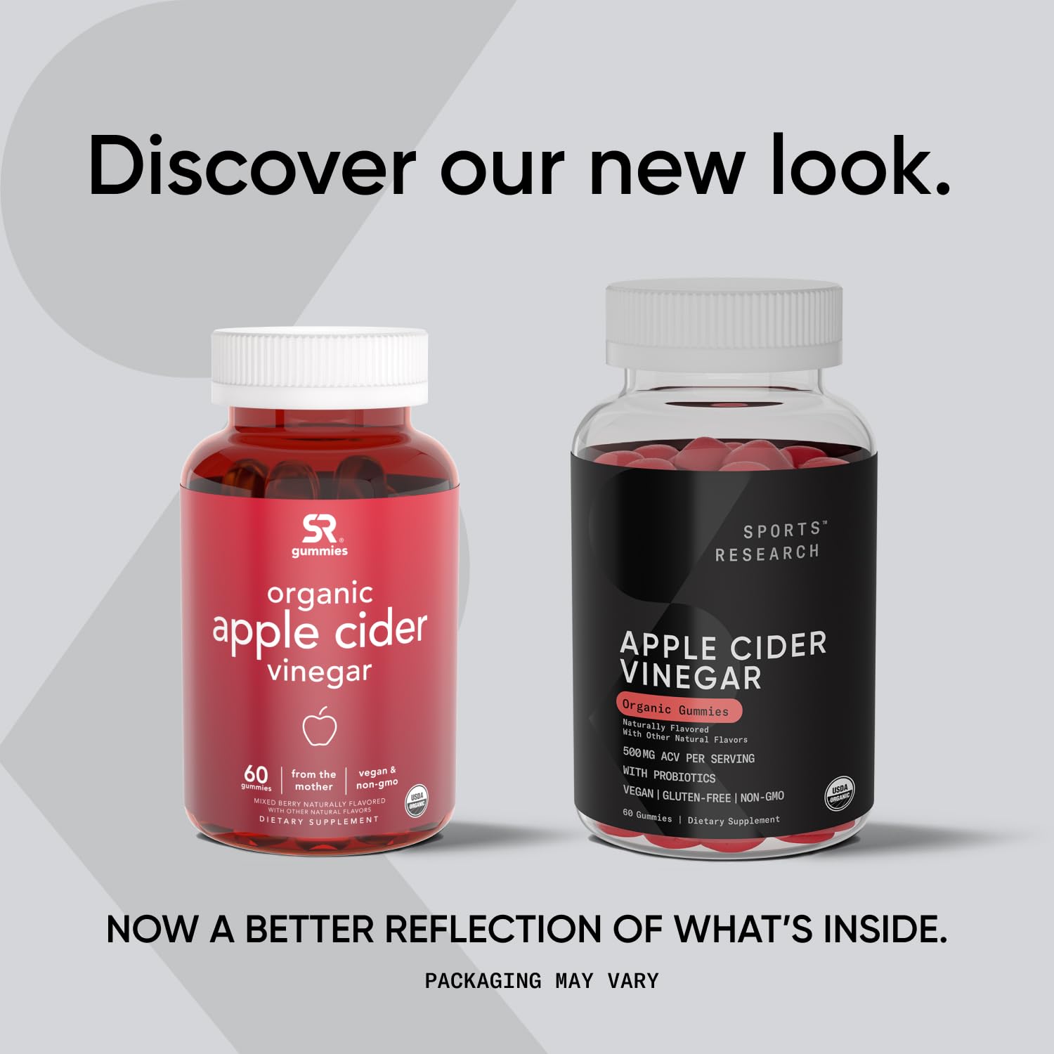 Sports Research Organic Apple Cider Vinegar Gummies with The Mother - USDA Organic Sports Research uk supplements