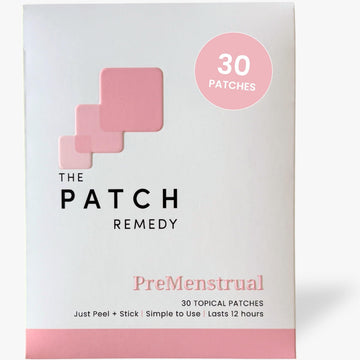 The Patch Remedy Pre Menstrual Patch | Chasteberry, Magnesium, Evening Primrose, Dong Quai, B6 & Vitamin E | 30 Patches The Patch Remedy uk supplements