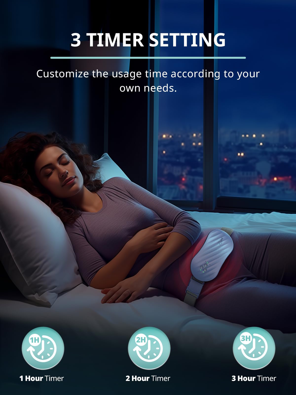 Slimpal AI Portable Heating Pad for Period Cramps, Smart AI Heat Chip, Electric Cordless Heating Belt for Back, Belly, Waist, Stomach, Menstrual Wearable Heating Pad Gifts for Girl Women Her Pink S2 Slimpal uk supplements