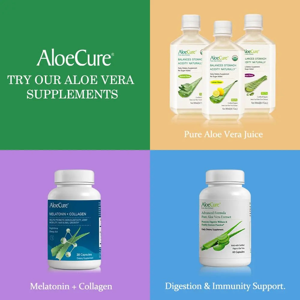 AloeCure VeraFlex Natural Joint Health, 60 Capsules, Clinically Tested Natural Plant-Based Formula to Support Comfort, Mobility and Flexibility - Featuring Organic Aloe Vera AloeCure uk supplements