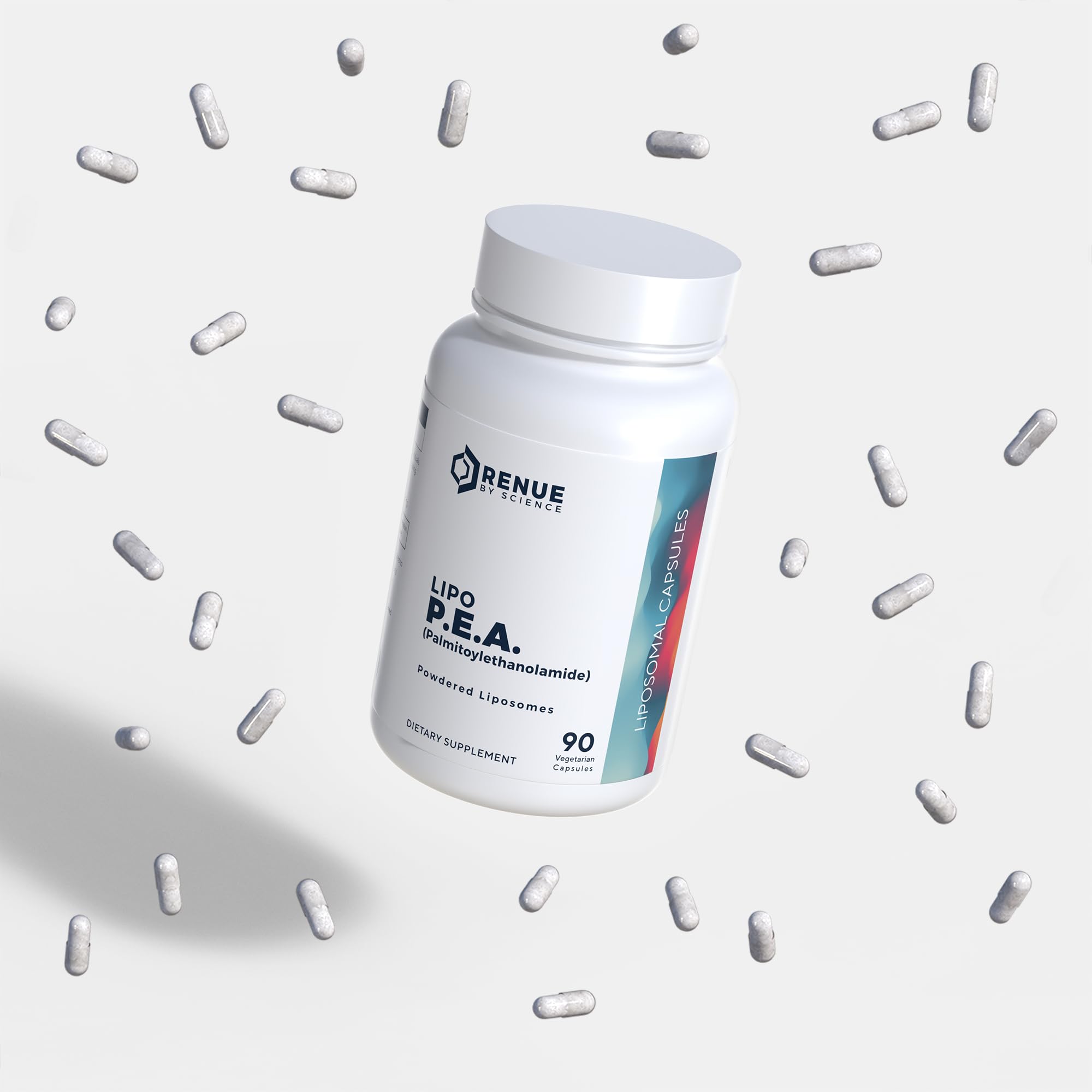 Renue By Science P.E.A | Liposomal Pea Palmitoylethanolamide Supplement | 90 P.E.A Capsules - 250mg Palmitoylethanolamide per Serving | Non-GMO | Made in The USA & Third-Party Tested Renue By Science uk supplements