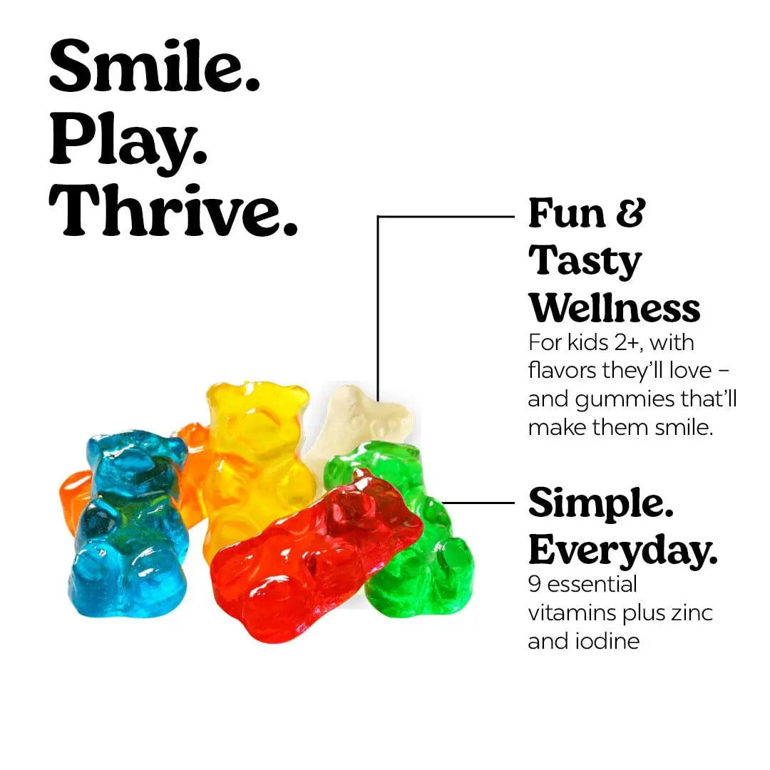VITA GLOBE Kids Complete Multivitamin Gummies – with Vitamins A, C, D, E, B6 & B12 | Daily Immune, Growth & Wellness Support | VITA GLOBE uk supplements