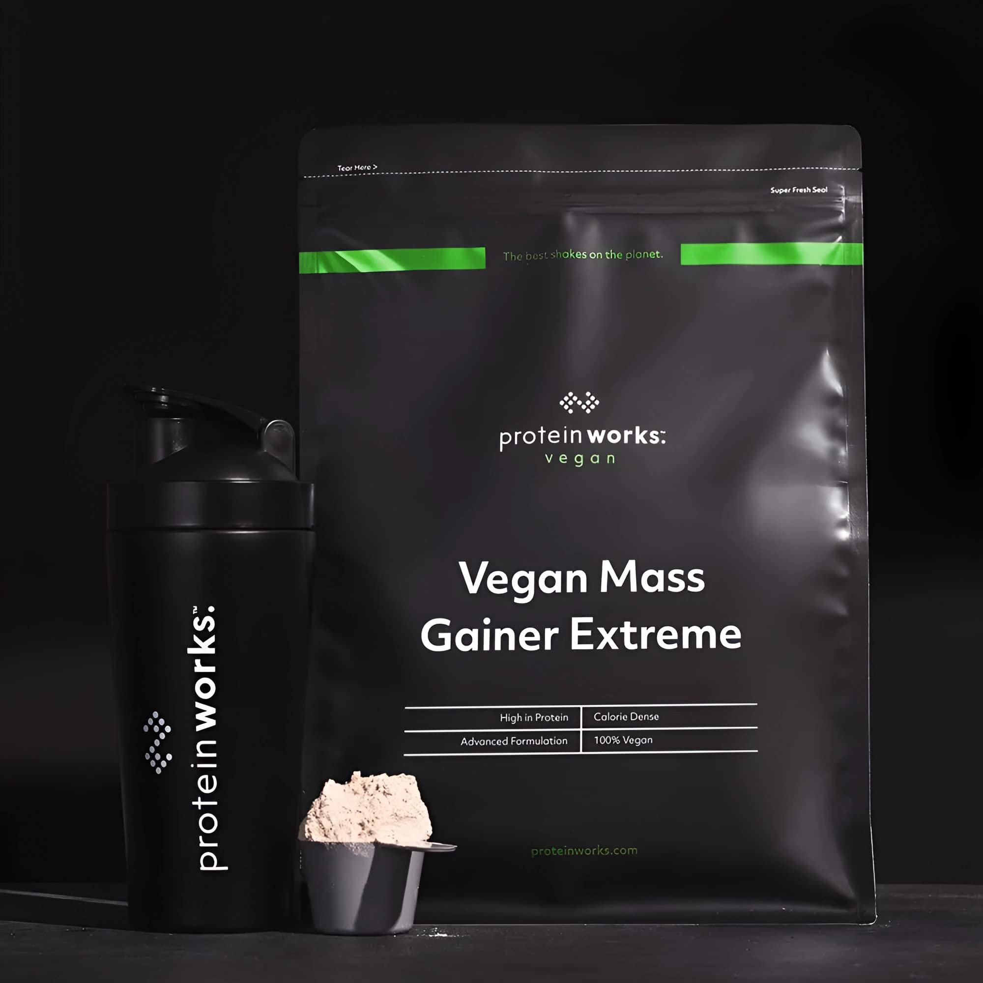 Protein Works - Vegan Mass Gainer Extreme | High Calorie Protein Powder | Weight Gainer Protein Works uk supplements