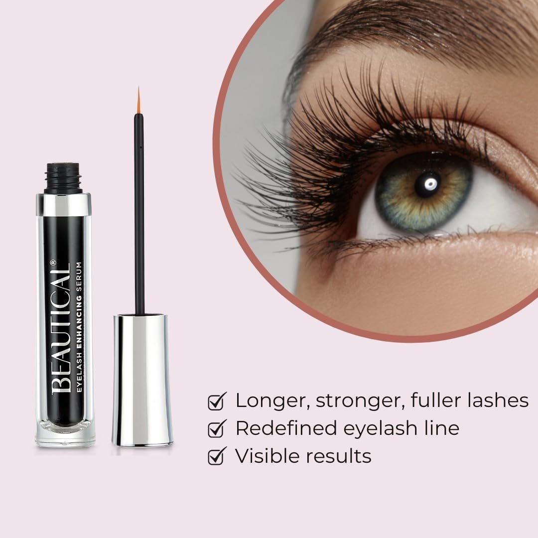 BEAUTICAL Eyelash Serum – Lash Enhancing & Conditioning Formula with Botanical Ingredients for the Appearance of Fuller, Shinier & Healthier-Looking Lashes – Nourishing Lash Care, 3ml BEAUTICAL uk supplements