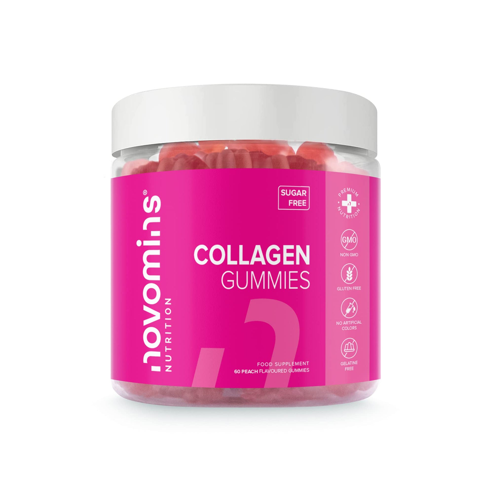 Collagen Gummies - Sugar Free Marine Collagen Gummies - Superior Type 1 Hydrolysed Collagen novomins uk supplements