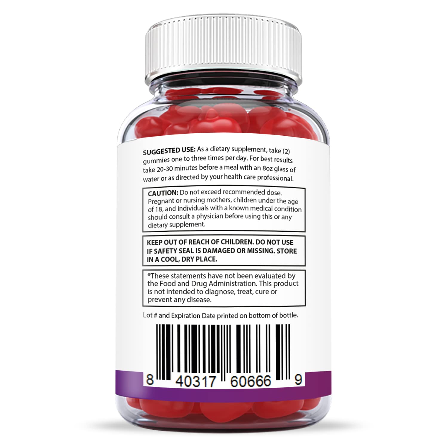Justified Laboratories (3 Pack) Ketofitastic Keto Gummies 1000MG ACV with Pomegranate Justified Laboratories uk supplements