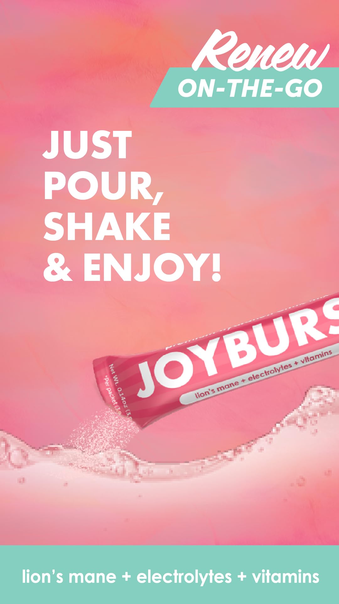 Joyburst Sugar Free Electrolytes Powder Packets, Instant Hydration Drink Mix Sticks, Variety Pack (10 Watermelon, 10 Strawberry Lemonade), Rehydrate On-The-Go JOYBURST uk supplements